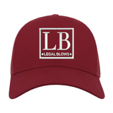 Legal Blows Mesh Trucker Cap - Burgandy